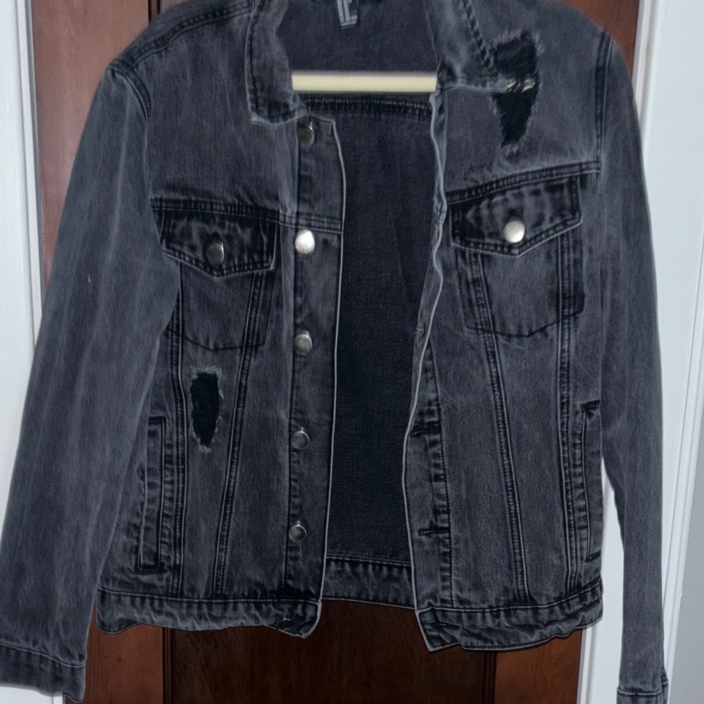 Stylish Black Denim Jacket